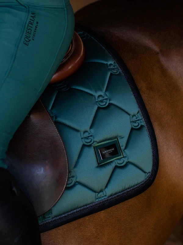 Equestrian Stockholm Jump Saddle Pad Sycamore Green 3 Equestrian Stockholm Jump Saddle Pad Sycamore Green - Image 3