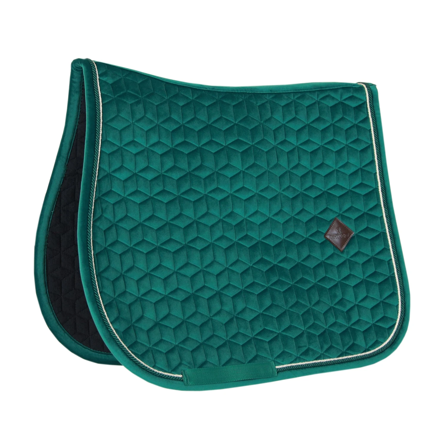 Kentucky Velvet Jump Saddle Pad Dark Green 1 Kentucky Velvet Jump Saddle Pad Dark Green