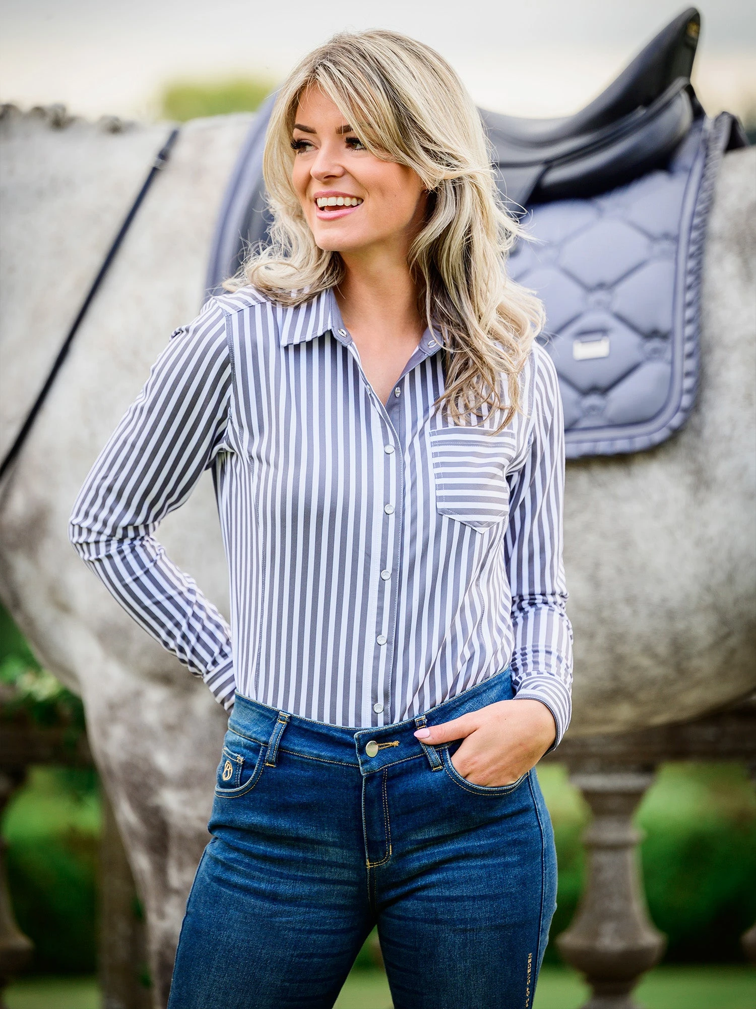 PS Of Sweden Cassidy Magic Shirt Grey 1 PS Of Sweden Cassidy Magic Shirt Grey