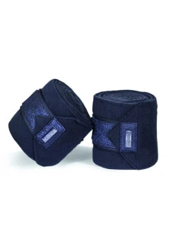 Equestrian Stockholm Bandages Blue Meadow Glimmer -Saddle Shop 1blue meadow glimmer fleece bandages benlindor bandagen