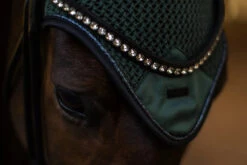 Equestrian Stockholm Ear Bonnet Sycamore Green -Saddle Shop 222