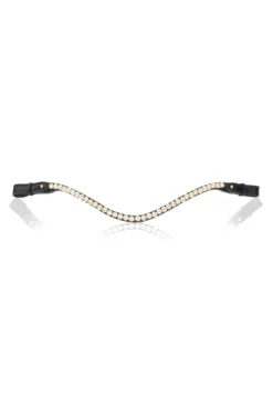 Utzon Equestrian Elegant Browband Clear