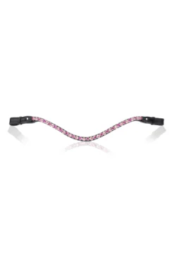 Utzon Equestrian Elegant Browband Party Pink