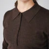 PS Of Sweden Hailey Fine Knit Sweater Coffee