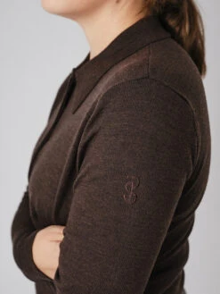 PS Of Sweden Hailey Fine Knit Sweater Coffee -Saddle Shop 281 f4fd10b2fb hailey coffe 0026 original