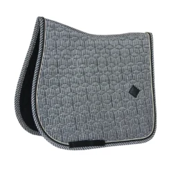 Kentucky Pied-de-Poule Jump Saddle Pad Black