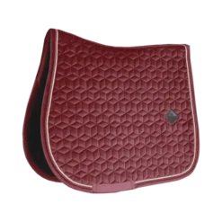Kentucky Velvet Jump Saddle Pad Bordeaux