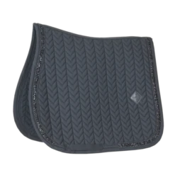 Kentucky Glitter Stone Jump Saddle Pad Black