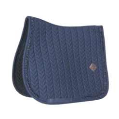 Kentucky Glitter Stone Jump Saddle Pad Navy