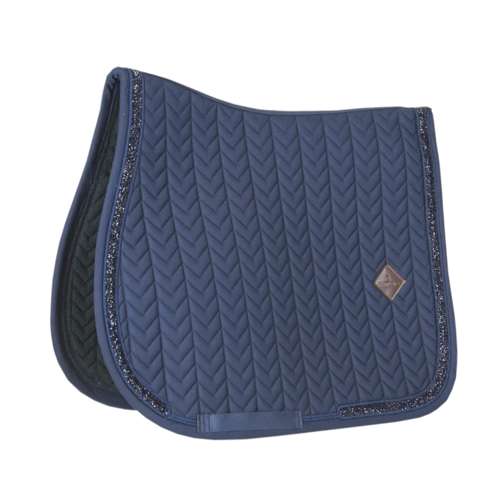 Kentucky Glitter Stone Jump Saddle Pad Navy 1 Kentucky Glitter Stone Jump Saddle Pad Navy