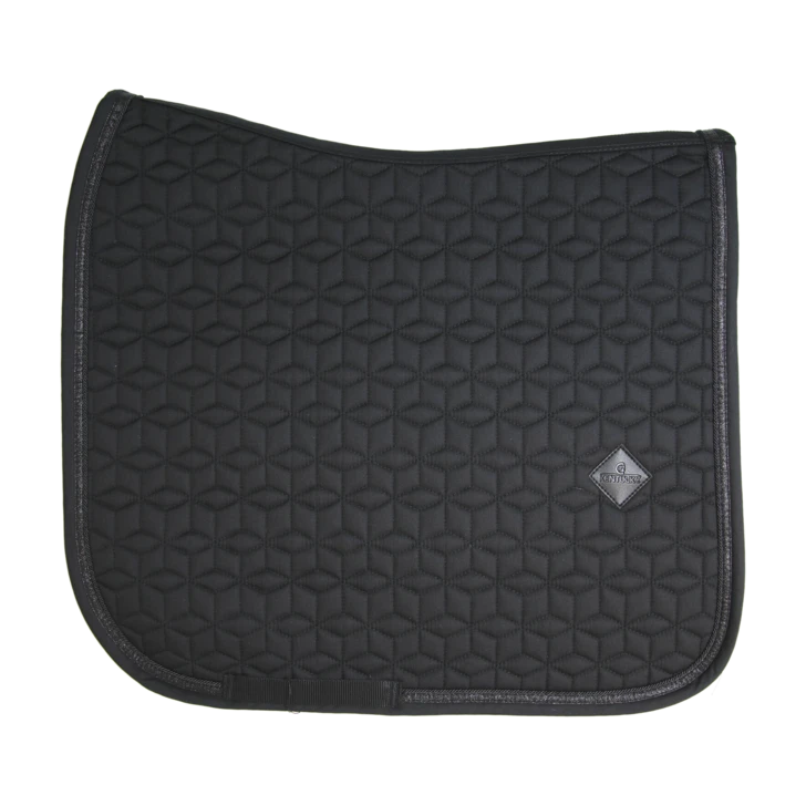Kentucky Glitter Rope Dressage Saddle Pad Black 1 Kentucky Glitter Rope Dressage Saddle Pad Black