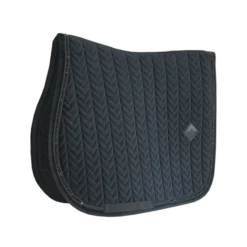 Kentucky Velvet Pearls Jump Saddle Pad Black