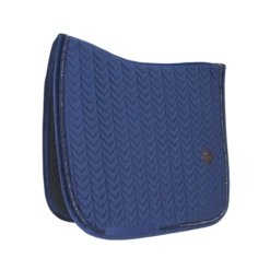 Kentucky Velvet Pearls Dressage Saddle Pad Navy
