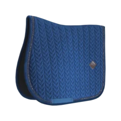 Kentucky Velvet Pearls Jump Saddle Pad Navy
