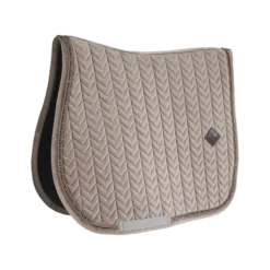 Kentucky Velvet Pearls Jump Saddle Pad Beige