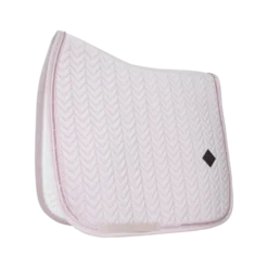 Kentucky Velvet Pearls Dressage Saddle Pad Soft Rose