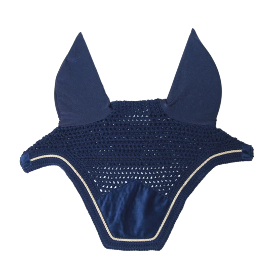 Kentucky Velvet Wellington Ear Bonnet Navy 1 Kentucky Velvet Wellington Ear Bonnet Navy