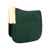 Kentucky Skin Friendly Velvet Dressage Saddle Pad Pine Green