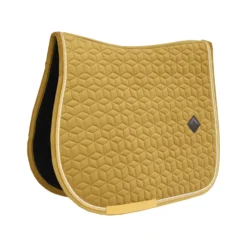 Kentucky Velvet Jump Saddle Pad Mustard