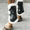 Kentucky Bamboo Shield Sheepskin Tendon Boots Black