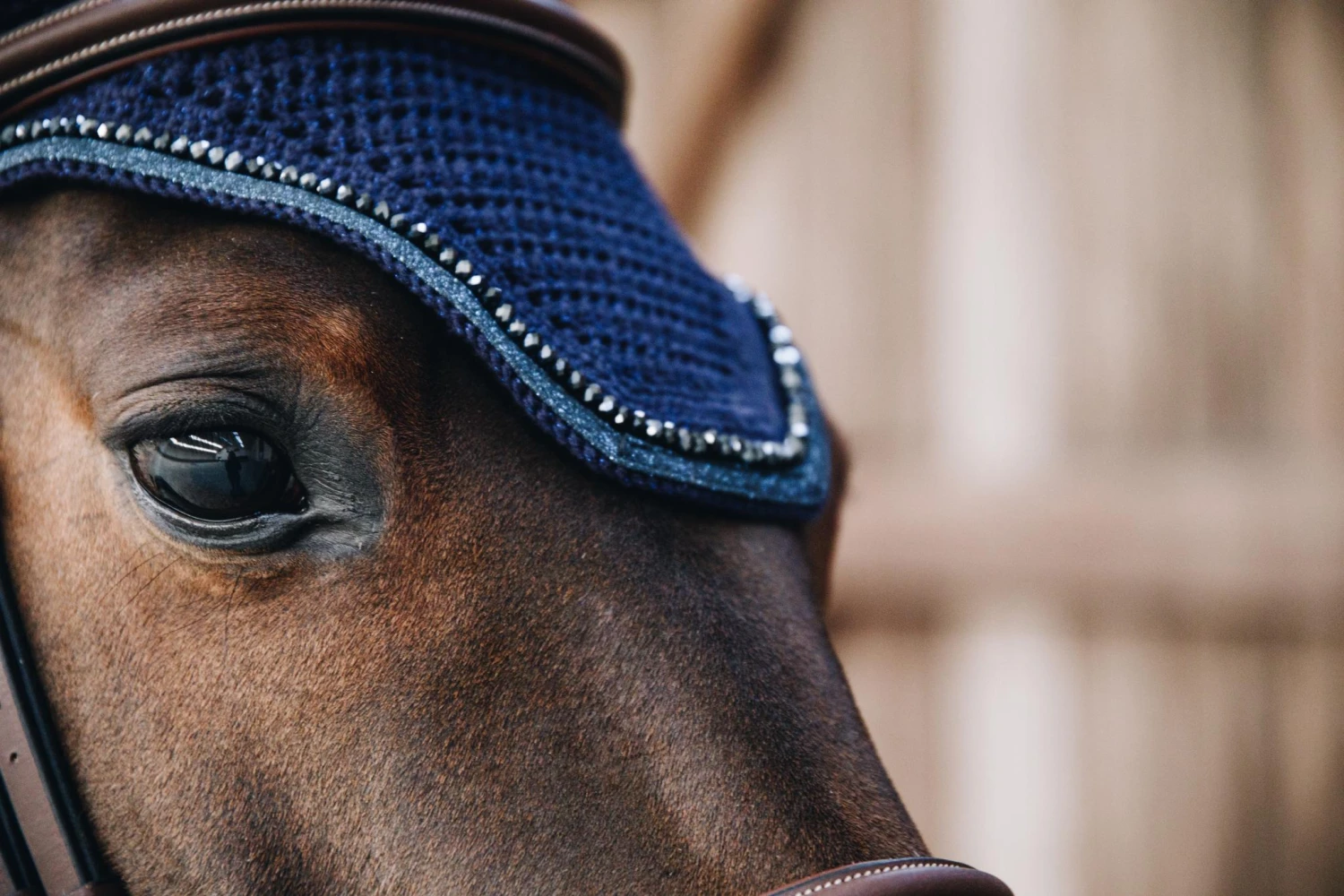 Kentucky Glitter Band Soundless Wellington Ear Bonnet Dark Navy 2 Kentucky Glitter Band Soundless Wellington Ear Bonnet Dark Navy - Image 2