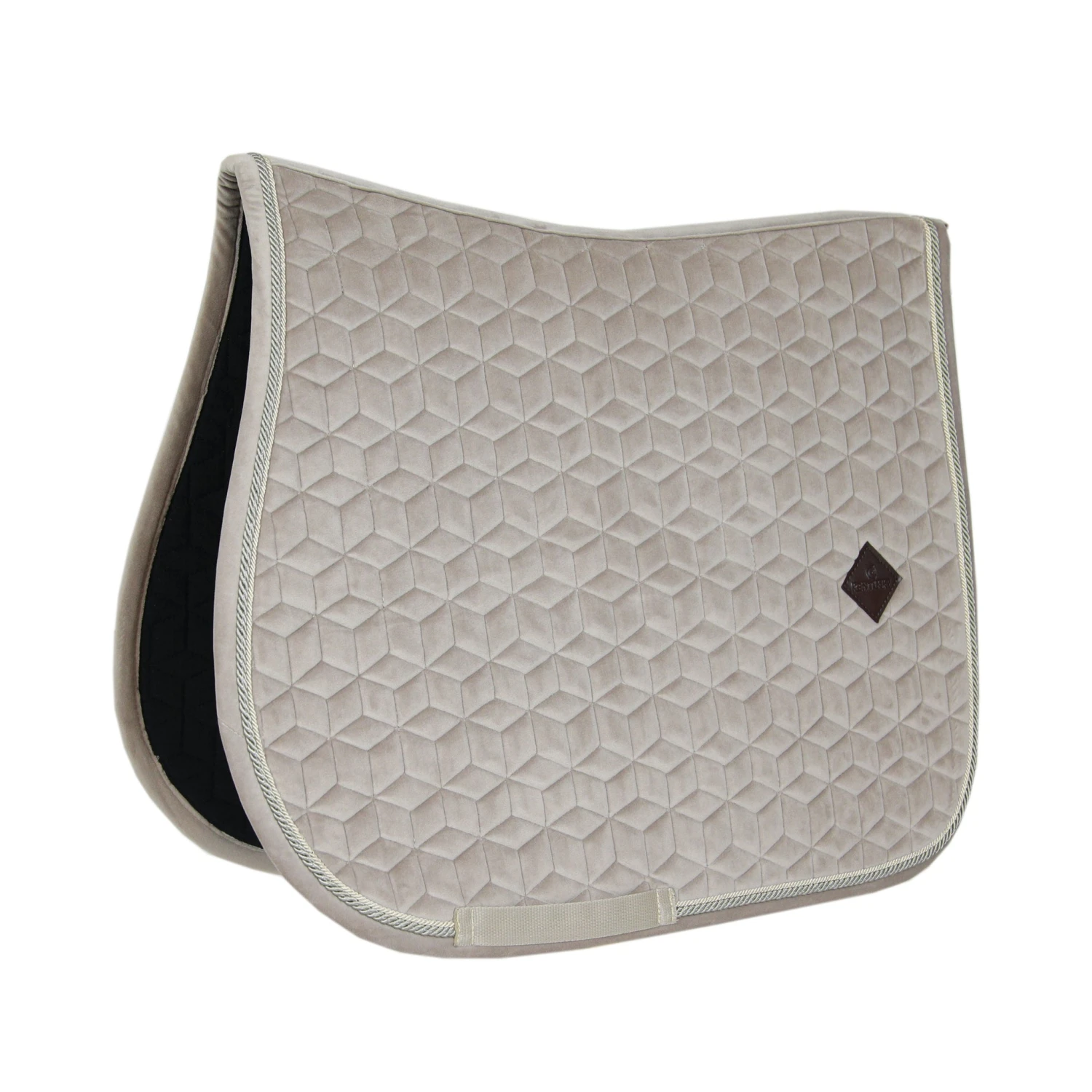 Kentucky Velvet Jump Saddle Pad Beige 1 Kentucky Velvet Jump Saddle Pad Beige