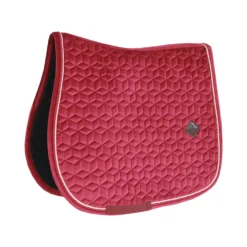 Kentucky Velvet Jump Saddle Pad Fuchsia