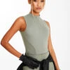 Aztec Diamond Sleeveless Base Layer Khaki