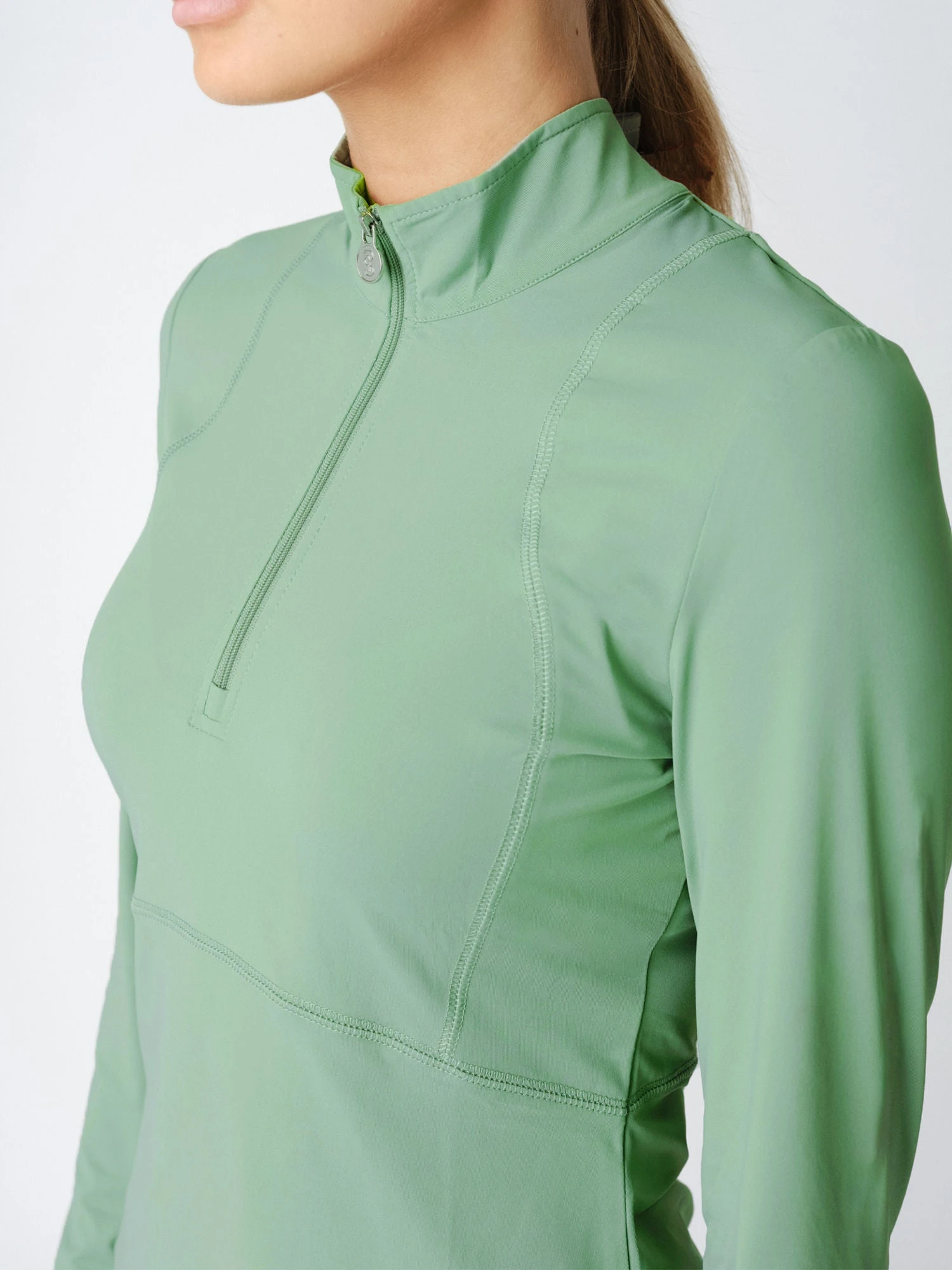 PS Of Sweden Adele Long Sleeve Base Layer Khaki Green 2 PS Of Sweden Adele Long Sleeve Base Layer Khaki Green - Image 2