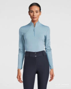 PS Of Sweden Alessandra Base Layer Aqua -Saddle Shop Alessandra Aqua Front 2