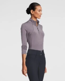 PS Of Sweden Alessandra Base Layer Grey 10 PS Of Sweden Alessandra Base Layer Grey -Saddle Shop Alessandra Grey Front Right 2