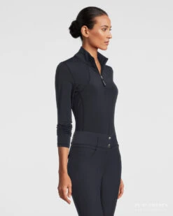 PS Of Sweden Alessandra Base Layer Navy 13 PS Of Sweden Alessandra Base Layer Navy -Saddle Shop Alessandra Navy Front Right 2