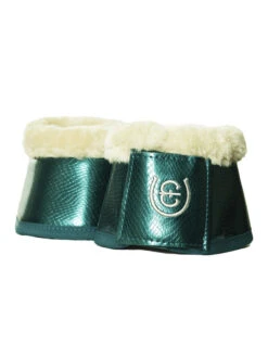 Equestrian Stockholm Fleece Bell Boots Amazonite