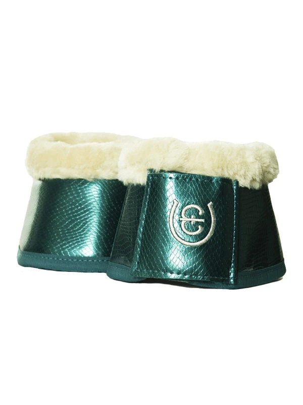 Equestrian Stockholm Fleece Bell Boots Amazonite 1 Equestrian Stockholm Fleece Bell Boots Amazonite