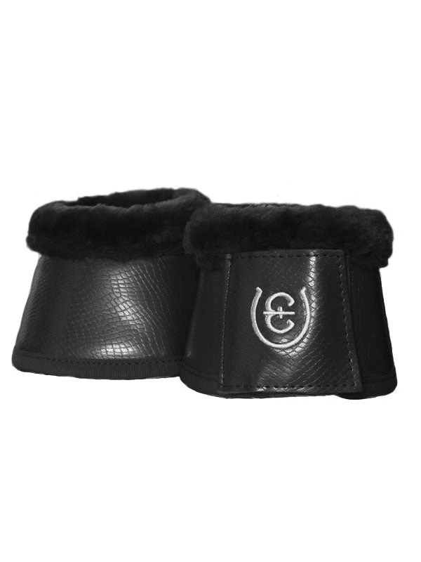 Equestrian Stockholm Fleece Bell Boots Black Edition 1 Equestrian Stockholm Fleece Bell Boots Black Edition