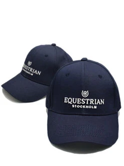Equestrian Stockholm Cap Navy White