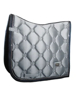 Equestrian Stockholm Dressage Saddle Pad Crystal Grey