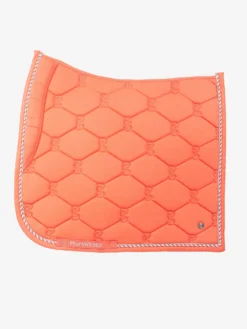 PS Of Sweden Cotton Signature Dressage Saddle Pad Coral