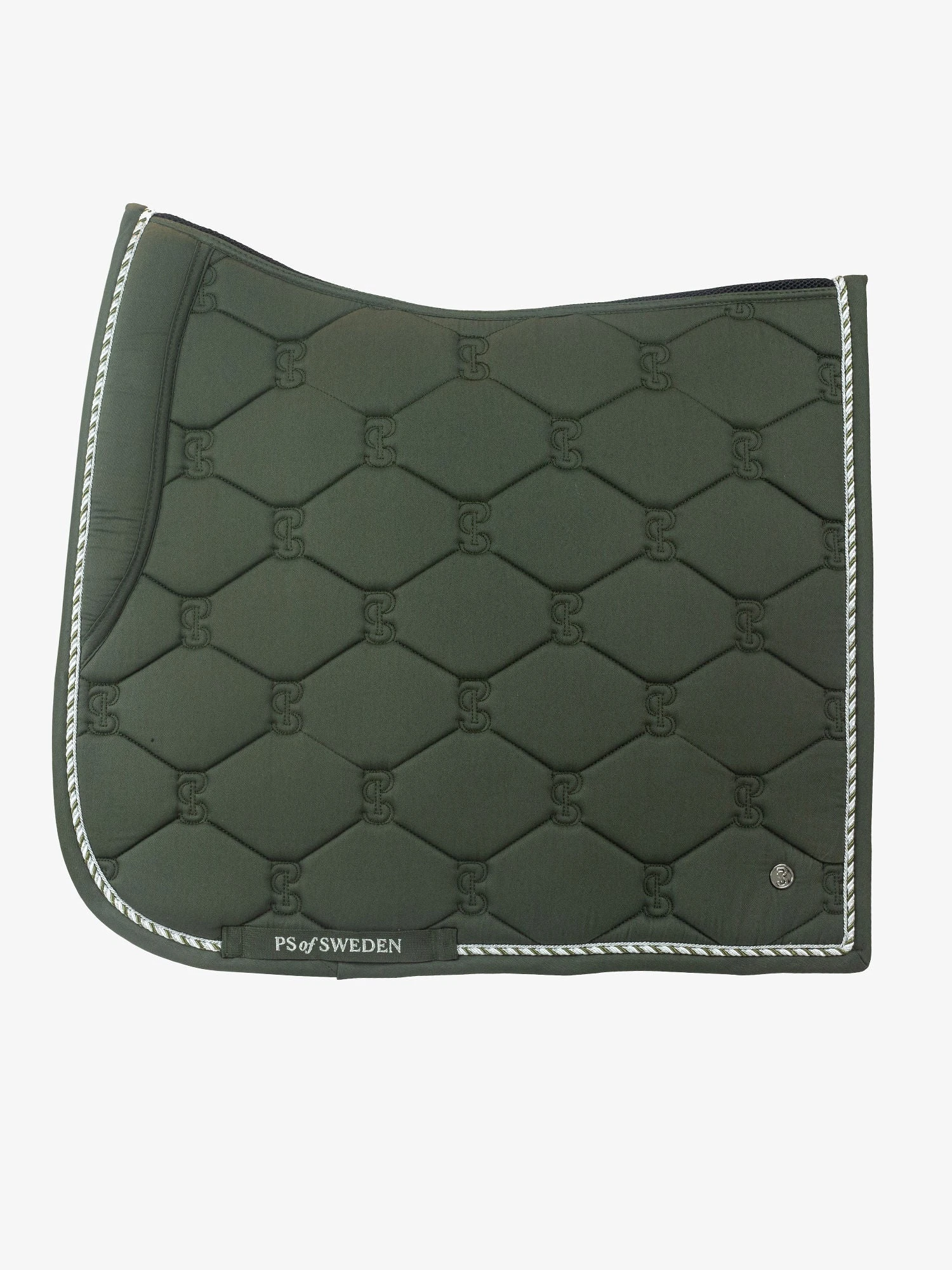 PS Of Sweden Cotton Signature Dressage Saddle Pad Forest Green 1 PS Of Sweden Cotton Signature Dressage Saddle Pad Forest Green