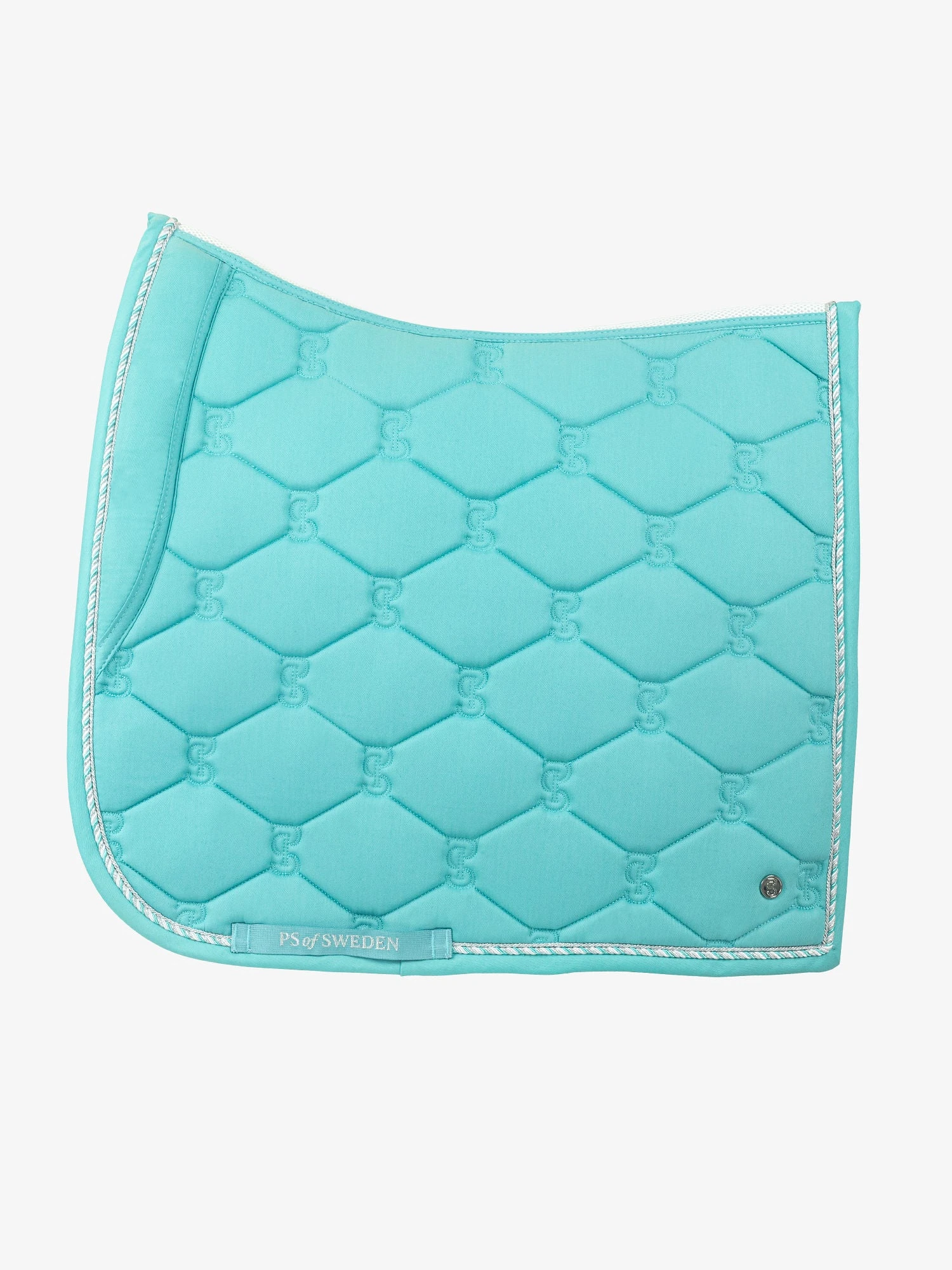 PS Of Sweden Cotton Signature Dressage Saddle Pad Turquoise 1 PS Of Sweden Cotton Signature Dressage Saddle Pad Turquoise