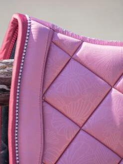 PS Of Sweden Floret Dressage Saddle Pad Faded Rose -Saddle Shop DSC 2239 1