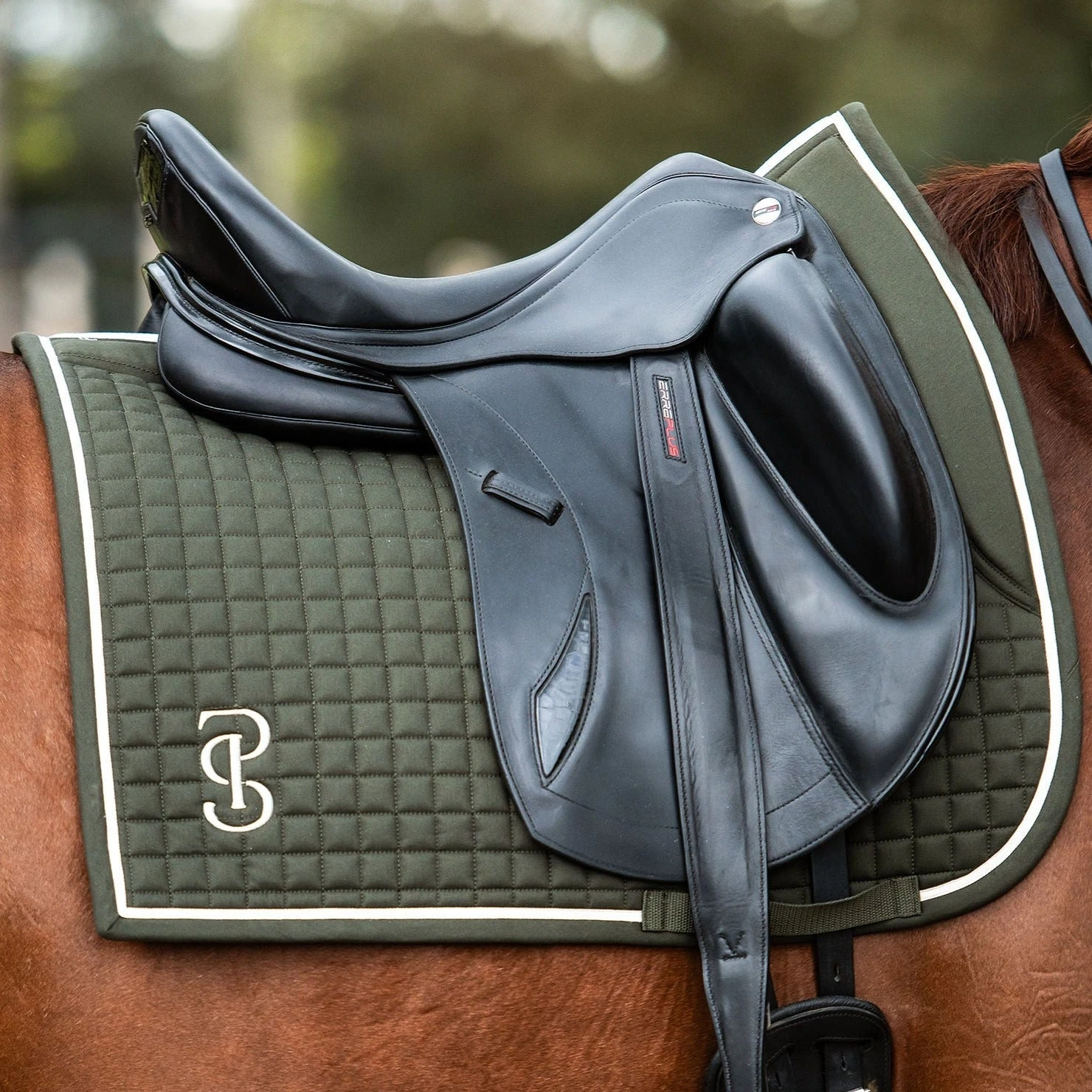 PS Of Sweden Elite Dressage Saddle Pad Dark Green 1 PS Of Sweden Elite Dressage Saddle Pad Dark Green