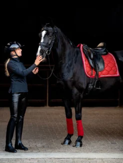 PS Of Sweden Stardust Dressage Saddle Pad Dark Red -Saddle Shop DSC 6532 2