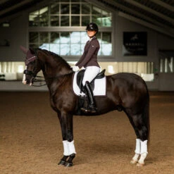 Equestrian Stockholm Modern Dressage Saddle Pad White Moonless Night -Saddle Shop ESMoonlessNight 1