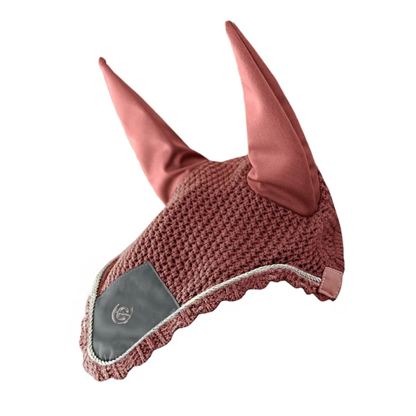 Equestrian Stockholm Ear Bonnet Rose Breeze 1 Equestrian Stockholm Ear Bonnet Rose Breeze