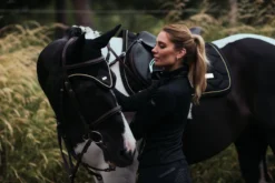 Equestrian Stockholm Jump Saddle Pad Black Gold 7 Equestrian Stockholm Jump Saddle Pad Black Gold -Saddle Shop MG 1997