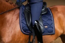 Equestrian Stockholm Dressage Saddle Pad Lagoon Blush