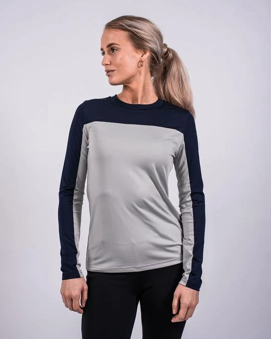 Fager Nicky Long Sleeve Shirt Navy/Grey 1 Fager Nicky Long Sleeve Shirt Navy/Grey