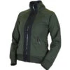 Equestrian Stockholm Bounded Fleece Jacket Deep Olivine