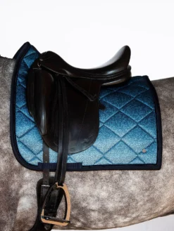PS Of Sweden Ombré Dressage Saddle Pad Navy -Saddle Shop OmbreDressageNavy